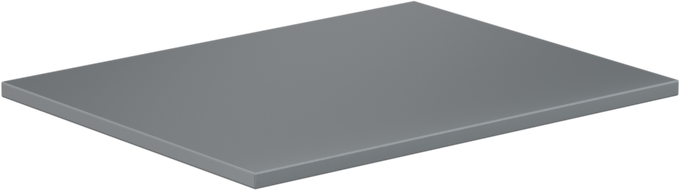 Mexen Uni stalviršis spintelėms 60 cm, matinė grafito spalva - 91AXX-0604-464-18-66