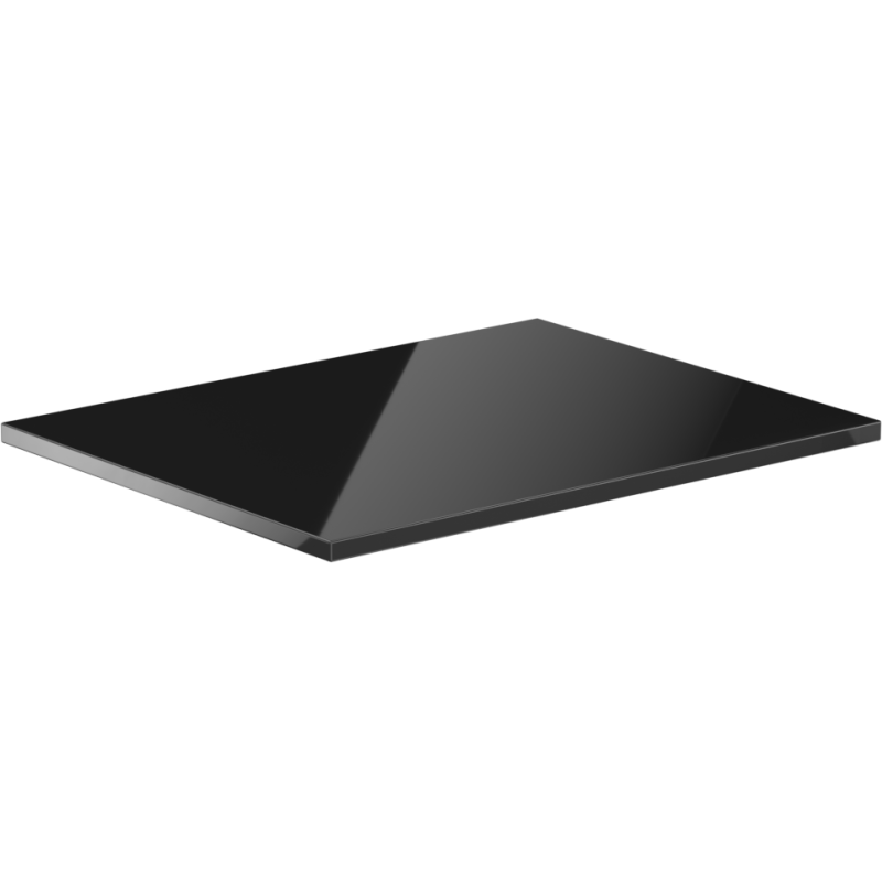 Mexen Uni spintelės stalviršis 70 cm, juodas blizgesys - 91AXX-0704-464-18-70