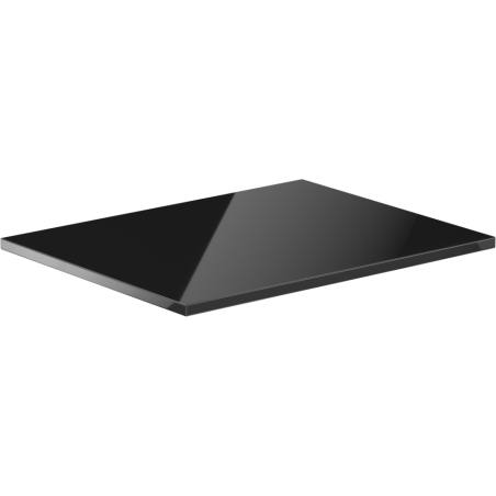 Mexen Uni kriauklės stalviršis 70 cm, juodas blizgesys - 91AXX-0704-464-18-70