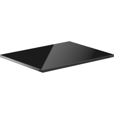 Mexen Uni spintelės stalviršis 70 cm, juodas blizgesys - 91AXX-0704-464-18-70