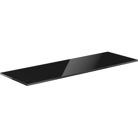 Mexen Uni spintelės stalviršis 130 cm, juodas blizgus - 91AXX-1304-464-18-70