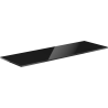 Mexen Uni spintelės stalviršis 130 cm, juodas blizgus - 91AXX-1304-464-18-70