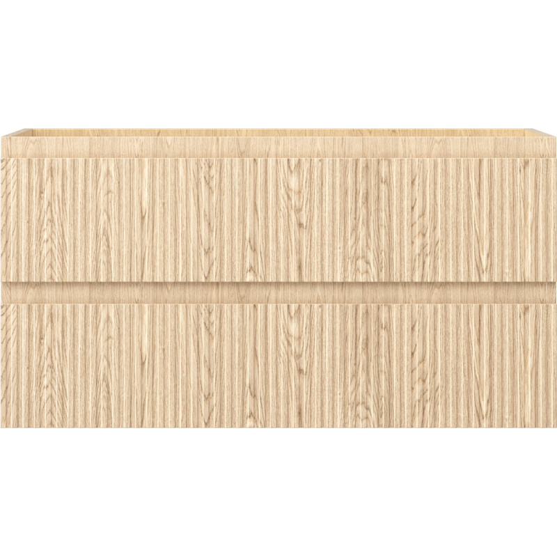 Mexen Rivel vonios spintelė po praustuvu 90 cm, 2 stalčiai, grioveliais, ąžuolas - 91A20-09047-2-BFF81