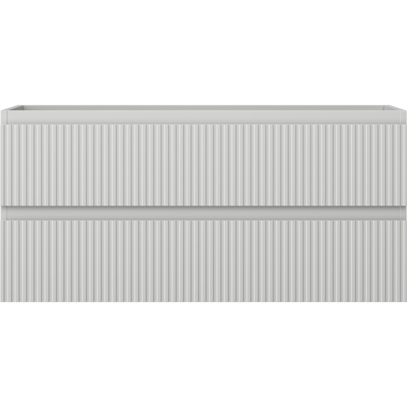 Mexen Rivel vonios spintelė po praustuvu 100 cm, 2 stalčiai, grioveliai, pilka matinė - 91A20-10047-2-BFF62