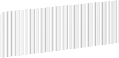 Mexen Rivel rifliuotas priekinis plokštė vonios spintelei 60 x 20 cm, matinė balta - 91A20-0600-235-1-01