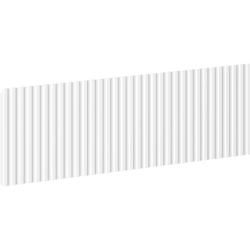 Mexen Rivel priekinė spintelės korpusui 70 x 20 cm, balta matinė - 91A20-0700-235-1-01