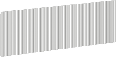 Mexen Rivel fasadas corpuso vonios spintelės 60 x 20 cm, pilkas matinis - 91A20-0600-235-1-62