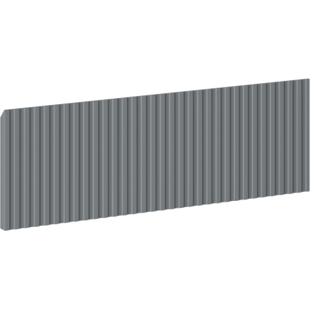 Mexen Rivel grioveliuotas vonios spintelės korpuso priekis 50 x 20 cm, matinė grafito spalva - 91A20-0500-235-1-66