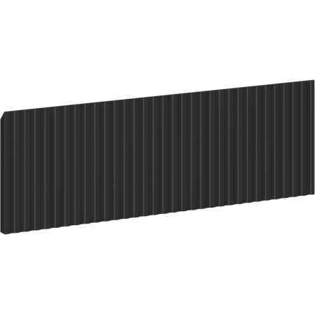 Mexen Rivel priekinė dalis banguota spintelės korpusui 70 x 20 cm, juoda matinė - 91A20-0700-235-1-71