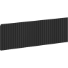 Mexen Rivel priekinė dalis banguota spintelės korpusui 70 x 20 cm, juoda matinė - 91A20-0700-235-1-71