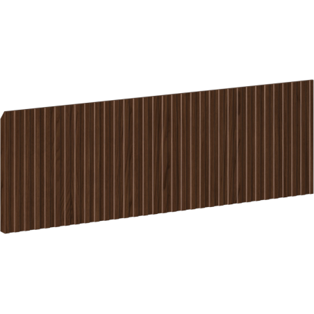 Mexen Rivel priekinė dalis su grioveliais spintelės korpusui, 70 x 20 cm, riešutas - 91A20-0700-235-1-86