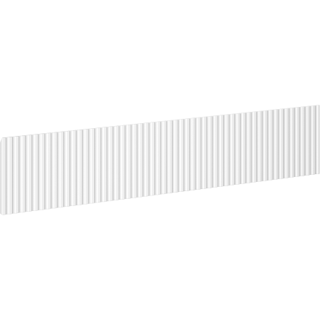 Mexen Rivel priekinė dalis su grioveliais vonios spintelės korpusui 90 x 20 cm, balta matinė - 91A20-0900-235-1-01