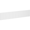 Mexen Rivel priekinis rifliuotas vonios spintelės korpusui 90 x 20 cm, baltas matinis - 91A20-0900-235-1-01