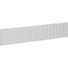 Mexen Rivel priekinė dalis briaunuota vonios spintelės korpusui 100 x 20 cm, pilkas matinis - 91A20-1000-235-1-62