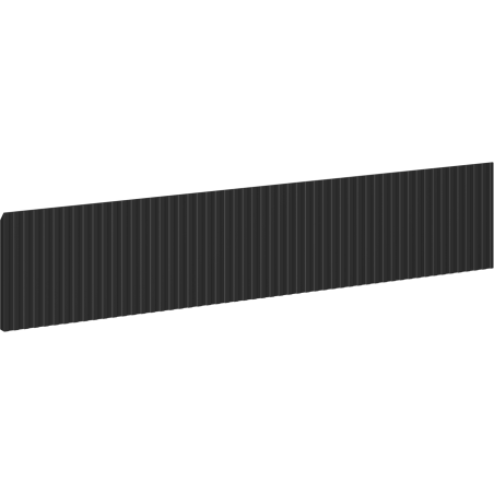 Mexen Rivel priekinė dalis rifliuota vonios spintelės korpusui 90 x 20 cm, juoda matinė - 91A20-0900-235-1-71