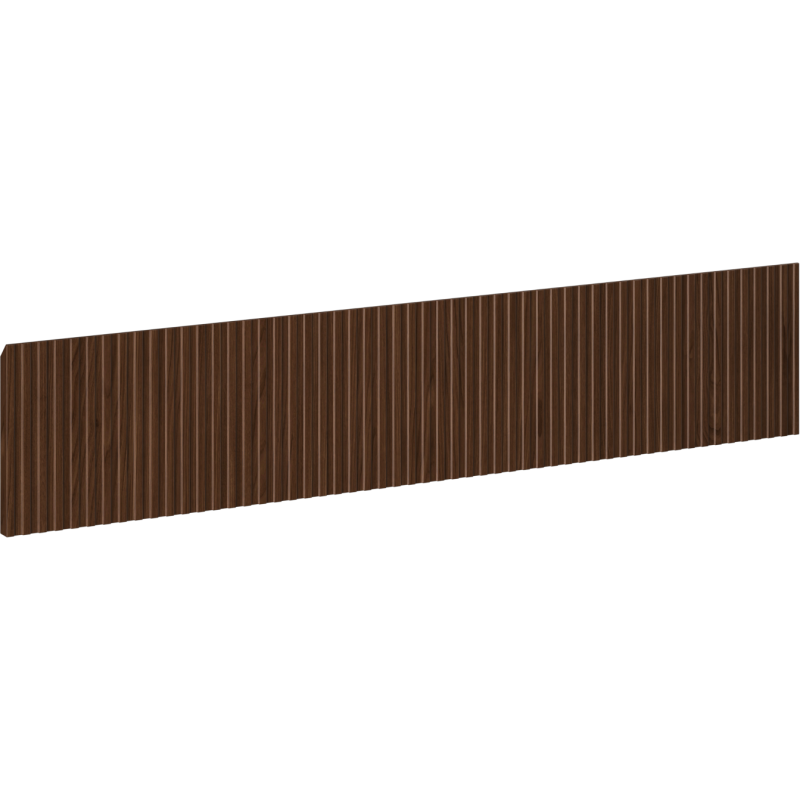 Mexen Rivel priekis banguotas vonios spintelės korpusui 90 x 20 cm, riešutas - 91A20-0900-235-1-86