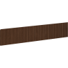 Mexen Rivel priekis banguotas vonios spintelės korpusui 90 x 20 cm, riešutas - 91A20-0900-235-1-86