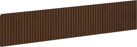 Mexen Rivel priekinė dalis spintos korpusui, gofruota, 100 x 20 cm, riešutas - 91A20-1000-235-1-86