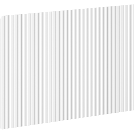 Mexen Rivel priekinis paviršius su grioveliais vonios spintelės korpusui 45 x 43,5 cm, baltas matinis - 91A20-0450-470-1-01
