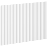 Mexen Rivel priekinis paviršius su grioveliais vonios spintelės korpusui 45 x 43,5 cm, baltas matinis - 91A20-0450-470-1-01