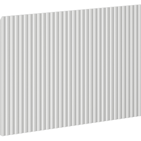Mexen Rivel priekinė rievėta vonios spintelės korpusui 70 x 43,5 cm, pilkai matinė - 91A20-0700-470-1-62