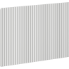 Mexen Rivel priekinė rievėta vonios spintelės korpusui 70 x 43,5 cm, pilkai matinė - 91A20-0700-470-1-62