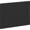 Mexen Rivel priekinis rifuotas vonios spintelės korpusui 70 x 43,5 cm, juodas matinis - 91A20-0700-470-1-71