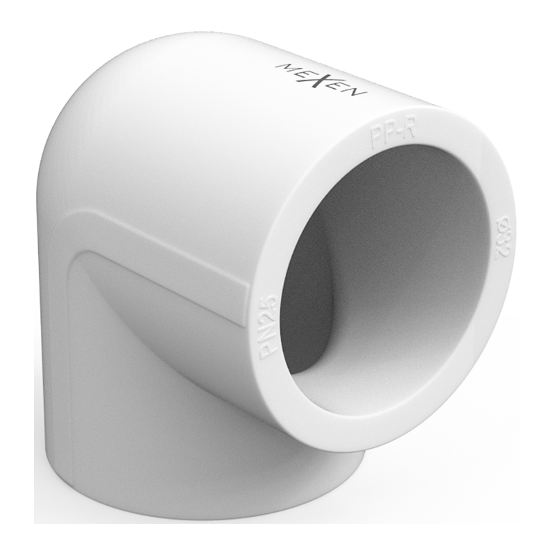 Mexen PPR 90° suvirinamas alkūnė vamzdžiams PPR 50 x 50, PN25 - W97324-5050-00