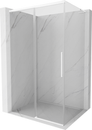 Mexen Rox L stumdomo dušo kabina 115 x 85 cm, permatoma, balta - 8C2L-115-085-20-00