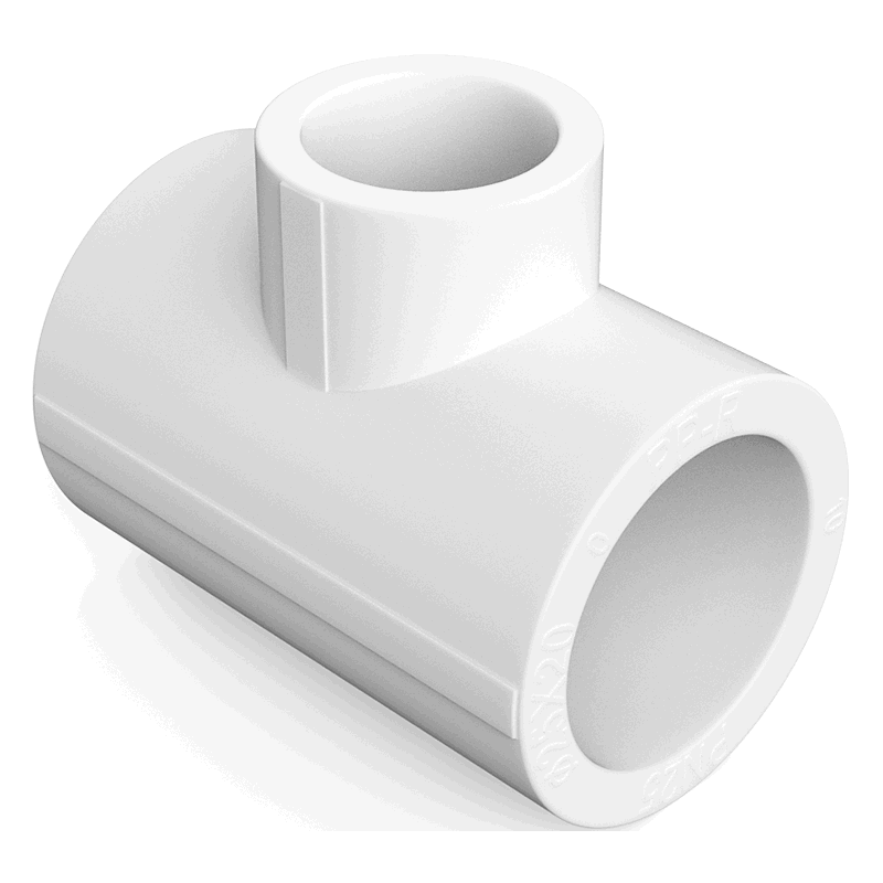 Mexen PPR redukcinė suvirinama trišakis jungtis PPR vamzdžiams 63 x 20 x 63, PN25 - W97331-632063-00