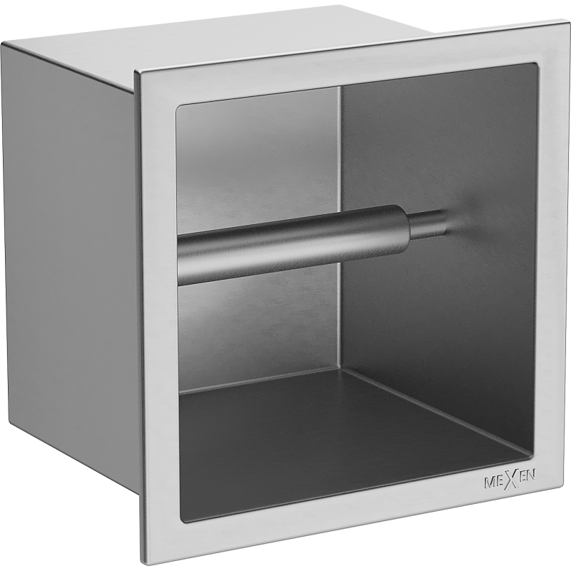 Mexen X-Wall-P tualetinio popieriaus laikiklis, inox - 1913