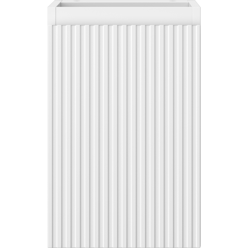 Mexen Rivel vonios spintelė po praustuvu 30 cm, 1 durys, grioveliuota, balta matinė - 91A21-03047-1-BF01