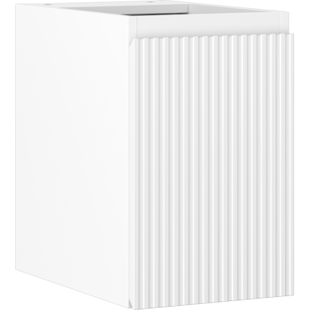 Mexen Rivel vonios spintelė po praustuvu 30 cm, 1 durys, grioveliuota, balta matinė - 91A21-03047-1-BF01