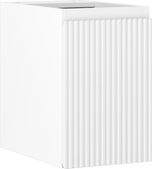 Mexen Rivel vonios spintelė po praustuvu 30 cm, 1 durys, grioveliuota, balta matinė - 91A21-03047-1-BF01
