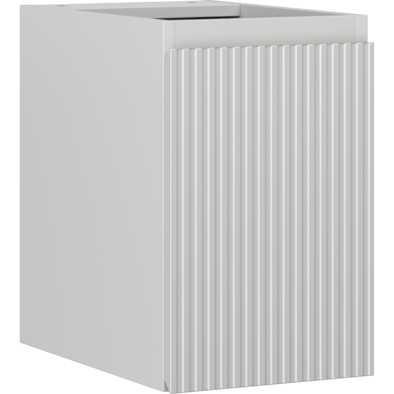 Mexen Rivel vonios kambario spintelė po praustuvu 30 cm, 1 duris, rifliuota, pilkai matinė - 91A21-03047-1-BF62