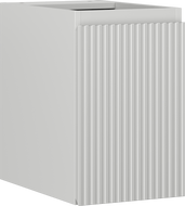 Mexen Rivel vonios kambario spintelė po praustuvu 30 cm, 1 duris, rifliuota, pilkai matinė - 91A21-03047-1-BF62