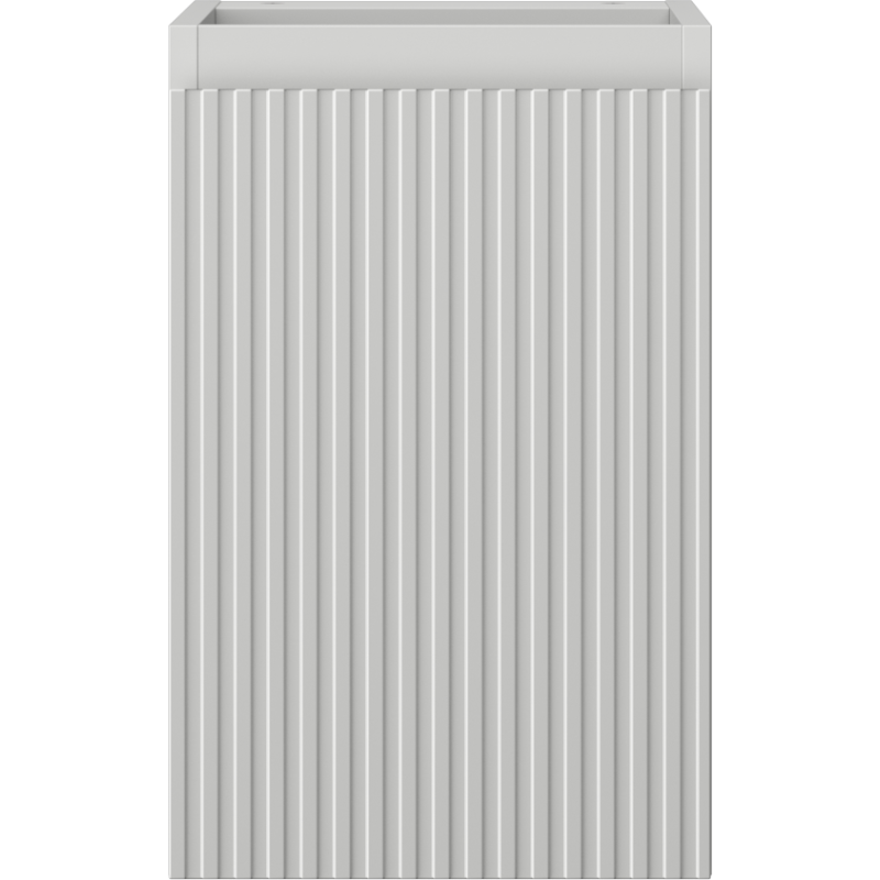 Mexen Rivel vonios kambario spintelė po praustuvu 30 cm, 1 duris, rifliuota, pilkai matinė - 91A21-03047-1-BF62