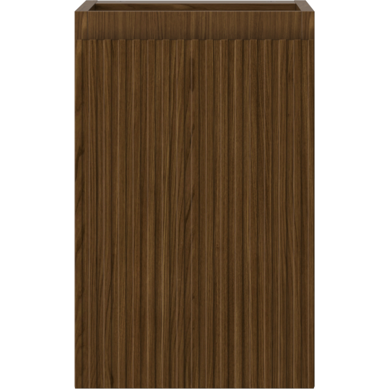 Mexen Rivel vonios kambario spintelė po kriaukle 30 cm, 1 durys, grioveliuota, riešutas - 91A21-03047-1-BF86