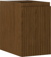 Mexen Rivel vonios kambario spintelė po kriaukle 30 cm, 1 durys, grioveliuota, riešutas - 91A21-03047-1-BF86