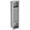 Mexen X-Wall-BP tualetinio popieriaus laikiklis su laikymo skyriumi, inox - 1914