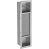 Mexen X-Wall-BP tualetinio popieriaus laikiklis su paslėptu dėklu, inox - 1914