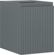 Mexen Rivel vonios spintelė po praustuvu 35 cm, 1 durys, raižytas, matinis grafitas - 91A21-03547-1-BF66