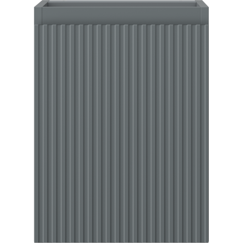 Mexen Rivel vonios spintelė po praustuvu 35 cm, 1 durys, raižytas, matinis grafitas - 91A21-03547-1-BF66