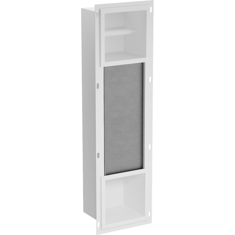 Mexen X-Wall-BP tualetinio popieriaus laikiklis su laikymo vieta, baltas - 1924