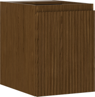 Mexen Rivel vonios spintelė po praustuvu 35 cm, 1 durys, reljefiškas, riešutmedis - 91A21-03547-1-BF86