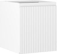 Mexen Rivel vonios kambario spintelė po praustuvu 40 cm, 1 durys, grioveliai, balta matinė - 91A21-04047-1-BF01