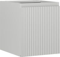 Mexen Rivel vonios spintelė po kriaukle 40 cm, 1 durys, grioveliuota, pilka matinė - 91A21-04047-1-BF62