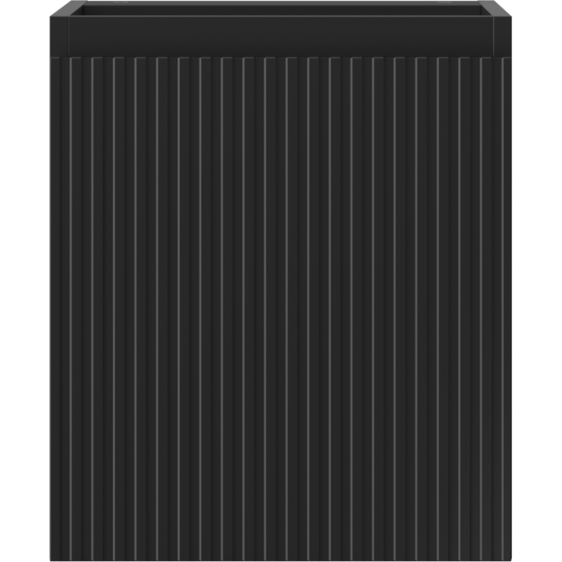 Mexen Rivel vonios kambario spintele po kriaukle 40 cm, 1 durys, rifliuota, juoda matine - 91A21-04047-1-BF71