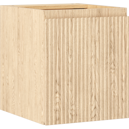 Mexen Rivel vonios spintelė po kriaukle 40 cm, 1 durys, rifliuota, ąžuolo - 91A21-04047-1-BF81