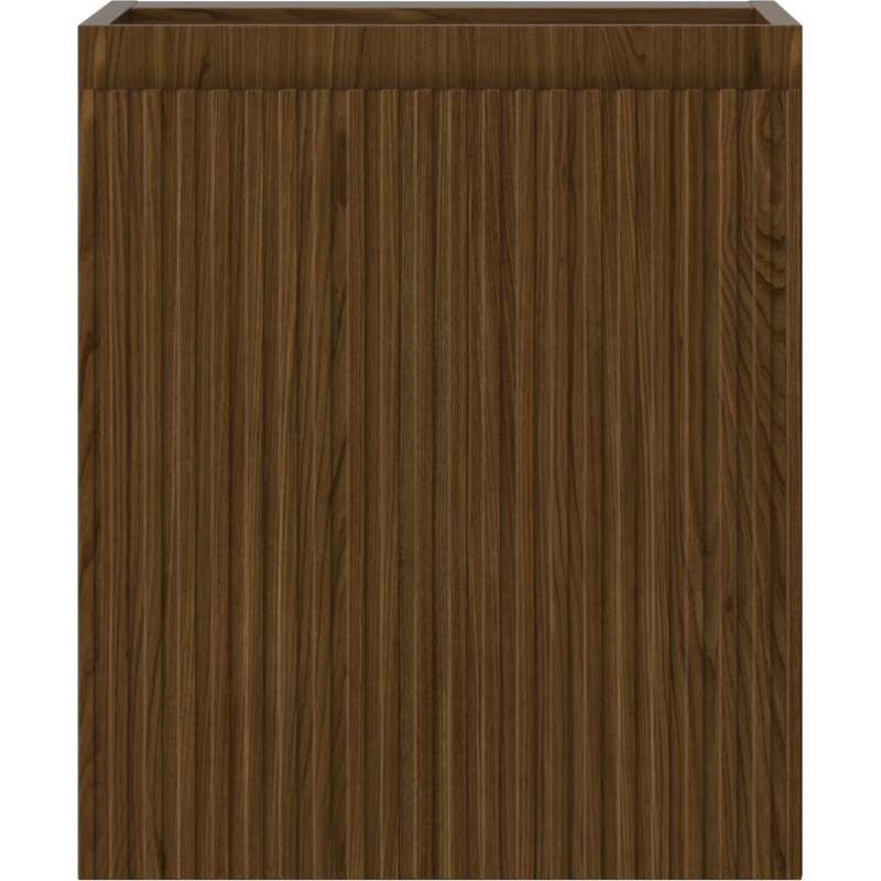 Mexen Rivel vonios kambario spintelė po kriaukle 40 cm, 1 durys, grioveliuota, riešutas - 91A21-04047-1-BF86